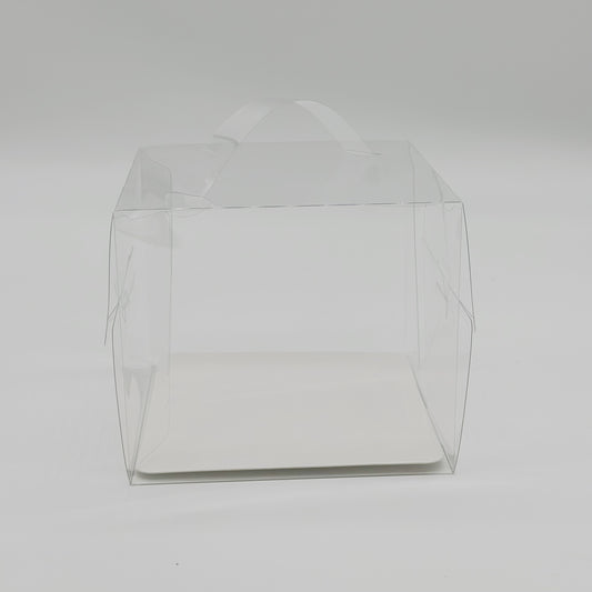 Clear Cake Box 6”