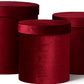 Velvet Round box