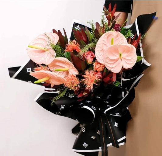 Fashion Flower Wrapping Paper Pack 20