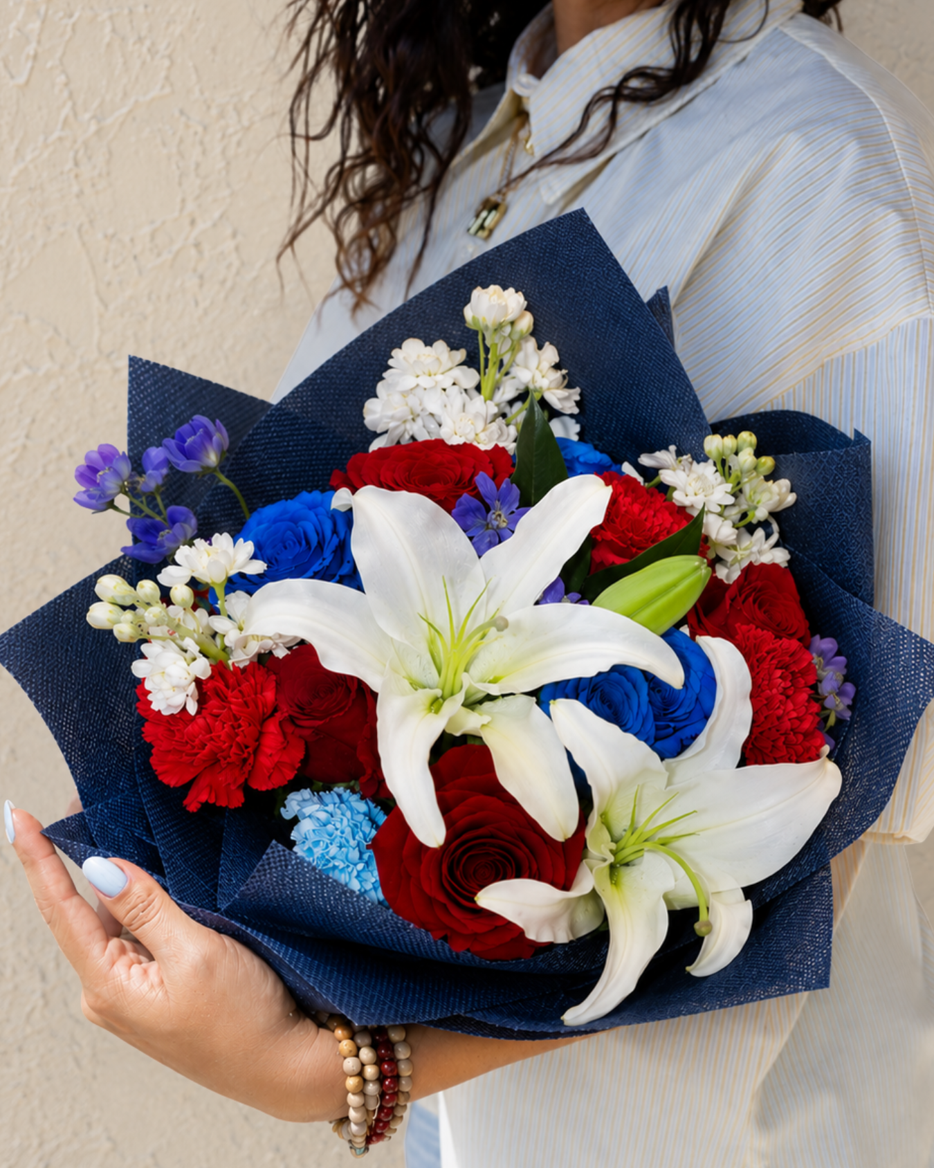 Americana - Fourth of July Floral Arrangement