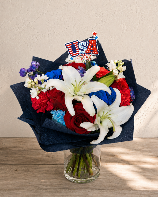 Americana - Fourth of July Floral Arrangement