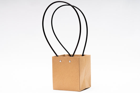 Purse Square Bag Mini Kraft Pck 12