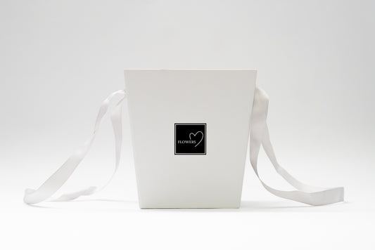 Flower Basket White