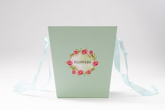Flower Basket Turquoise