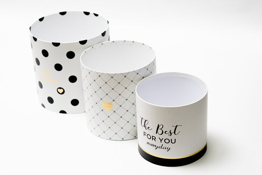 Round Dots White Set