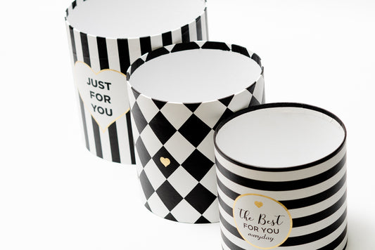 Round Stripes Black Set