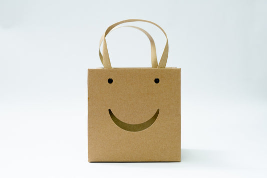 Happy Face Medium Kraft Pck 12
