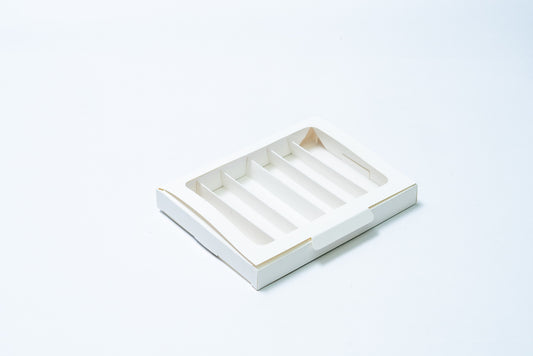 Candy Window Box White Large Pck 12
